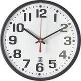 SKILCRAFT Black Body SelfSet Wall Clock