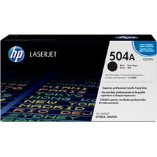 HP 504A (CE250A) Original Toner Cartridge - Single Pack
