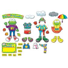 Carson Dellosa Education Weather Frog Bulletin Board Set