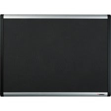 Lorell Black Mesh Fabric Covered Bulletin Boards