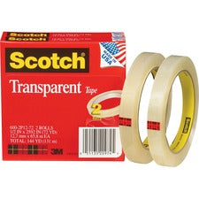 Scotch Transparent Tape - 1/2