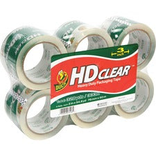 Duck Brand HD Clear Extra Width 3" Packaging Tape