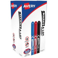 Avery&reg; Large Marks A Lot Pen-style Permanent Markers