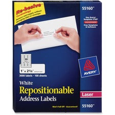 Avery® Repositionable Mailing Label