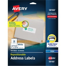 Avery® Address Labels - Repositionable