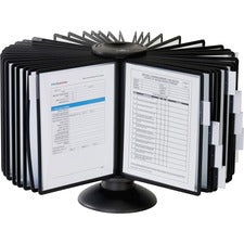 DURABLE® SHERPA® Carousel Desktop Reference Display System