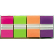 Post-it&reg; 1"W Flags - Bright Colors in On-the-Go Dispenser