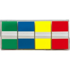 Post-it&reg; Flags in On-the-Go Dispenser - Primary Colors