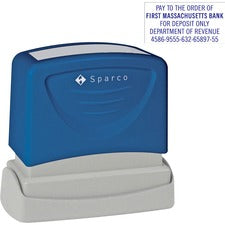 Sparco Endorsement Address Stamp