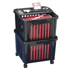 Rubbermaid Workspace Home/Office Mobile Crate