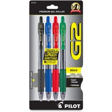 Pilot G2 Retractable Gel Ink Rollerball Pens