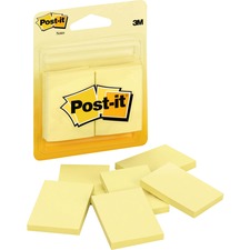 Post-it&reg; Notes Original Notepad - 1-1/2" x 2"