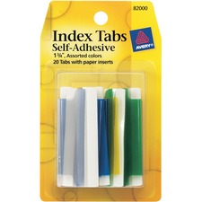 Avery® Index Tabs with Writable Inserts