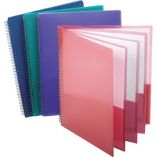Oxford Wire Binding 8-Pocket Folders