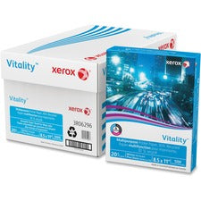 Xerox Vitality Multipurpose Printer Paper, 30% Recycled