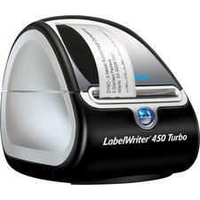 Dymo LabelWriter 450 Turbo Direct Thermal Printer - Monochrome - Gray - Label Print