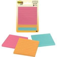 Post-it&reg; Notes Original Notepads - Cape Town Color Collection