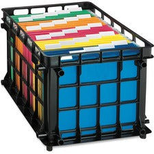 Pendaflex Oxford Stackable File Crate