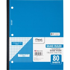 Mead Quad Wireless Neatbook Notebook - Letter