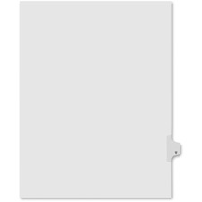 Kleer-Fax Legal Exhibit Index Dividers