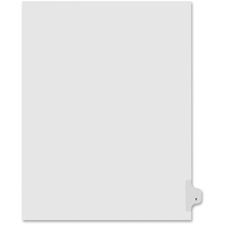 Kleer-Fax Legal Exhibit Index Dividers