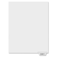 Kleer-Fax Lam Preprinted Bottom Tab Index Dividers