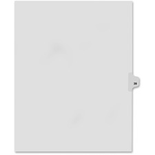 Kleer-Fax Legal Exhibit Numbered Index Dividers