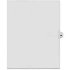 Kleer-Fax Legal Exhibit Numbered Index Dividers