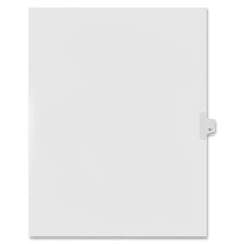 Kleer-Fax Preprinted Letter Side Tab Index Divider