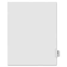 Kleer-Fax Laminated Side Tabs Exhibit Index Dividers