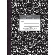 Roaring Spring Marble Plain Paper Composition Book