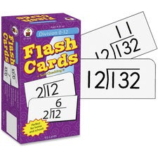 Carson Dellosa Education Grades 3-5 Division 0-12 Flash Cards