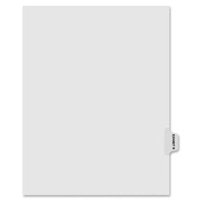 Kleer-Fax Laminated Side Tabs Exhibit Index Dividers