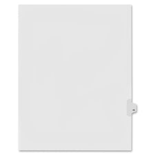 Kleer-Fax Numeric Laminated Tab Index Dividers