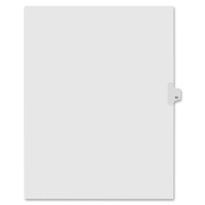 Kleer-Fax Numeric Laminated Tab Index Dividers