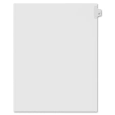 Kleer-Fax Numeric Laminated Tab Index Dividers