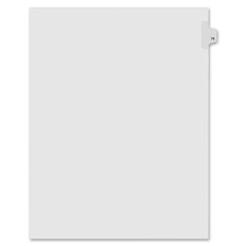 Kleer-Fax Numeric Laminated Tab Index Dividers