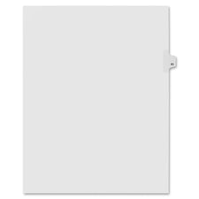 Kleer-Fax Numeric Laminated Tab Index Dividers