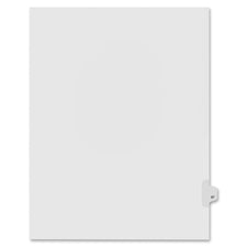 Kleer-Fax Numeric Laminated Tab Index Dividers