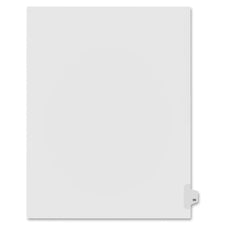 Kleer-Fax Numeric Laminated Tab Index Dividers