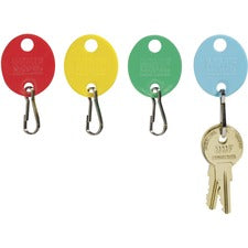MMF Snap Hook Colored Oval Key Tags
