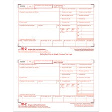 TOPS W2 Laser Forms 6-part Tax Kit