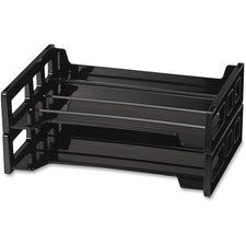 OIC Side-Loading Stackable 2/PK Desk Trays