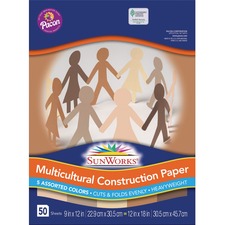 SunWorks Multicultural Construction Paper