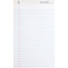 Business Source Micro - Perforated Legal Ruled Pads - Legal
