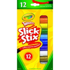 Crayola Twistables Slick Stix 12-count Smooth Crayons