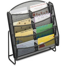Safco Steel Mesh 8-Compartment Business Card Holder