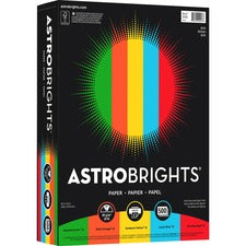 Astrobrights Inkjet, Laser Print Colored Paper - 30% Recycled