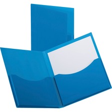 Oxford Double Stuff Laminated Twin Pocket Folder
