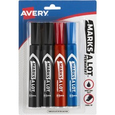 Avery&reg; Marks-A-Lot Desk-Style Permanent Markers